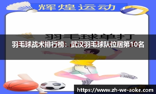 羽毛球战术排行榜：武汉羽毛球队位居第10名