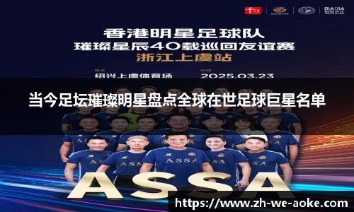 当今足坛璀璨明星盘点全球在世足球巨星名单